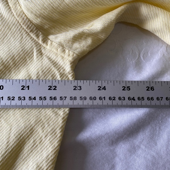 Daniel Hechter Paris Men's Yellow Button Up Long Sleeve Dress Shirt Size Large - Picture 8 of 12